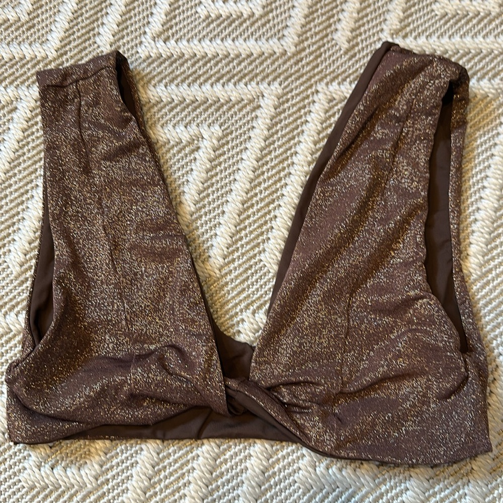 REVEL REY Abigail Top + Elliot Bottom - in Iridescent Espresso *NWOT - Picture 5 of 8